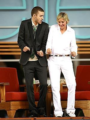 Ellen Busts A Move With Justin Timberlake!