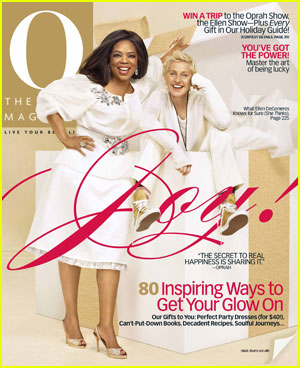 Ellen On The Cover of O Magazine With Oprah!
